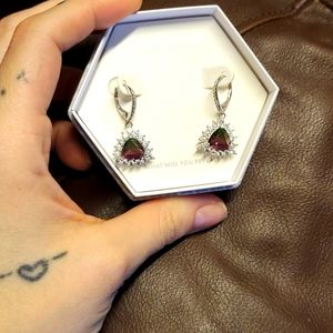 RBP4711 sterling club Green purple bi color alexandrite solid sterling silver